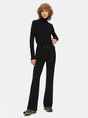 LTB Beli Lastikli Flare Siyah Eşofman