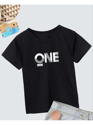 Rawea Fashion Erkek Çocuk Baskılı T-Shirt - Siyah