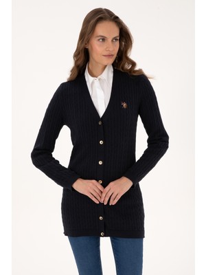 U.s. Polo Assn. Kadın Lacivert Hırka (Triko) 50317789-VR033