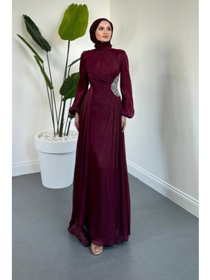 Merven Akyüz Nola Yanı Taşlı Jan Jan Abiye Mürdüm