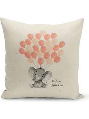 Filamente Çocuk Bebek Odası Dijital Baskılı Kırlent Kılıfı