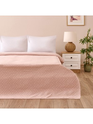 Matmel Soft Anka Çift Kişilik Yatak Örtüsü - Pembe - 240X260 cm