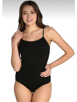 Mc Morcity Seher Kadın 6 Lı Paket Ip Askılı Pamuklu Likralı Kancalı Body Zıbın 0066