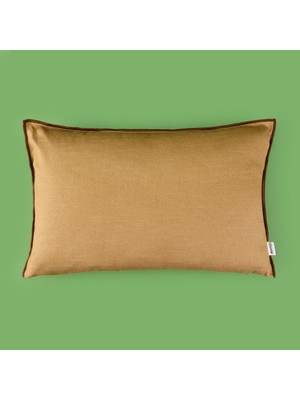 Matmel Soft Oras Kırlent - Hardal - 35X55 cm