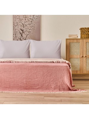 Matmel Soft Hevin Çift Kişilik Yatak Örtüsü - Kiremit - 220X240 cm
