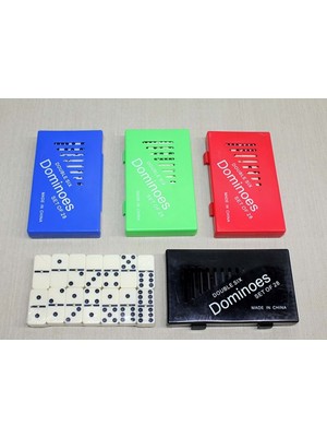 Plastik Kutulu Domino Oyunu