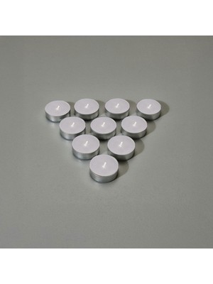 Matmel 25'li Tealight Mum - Gri - 3,8 cm