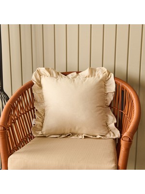 Matmel Soft Fancy Kırlent - Bej - 40X40 cm