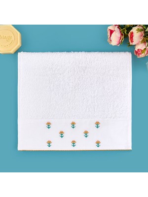 Matmel Soft Urban Delight Braga El Havlusu - Ekru / Hardal - 30X50 cm