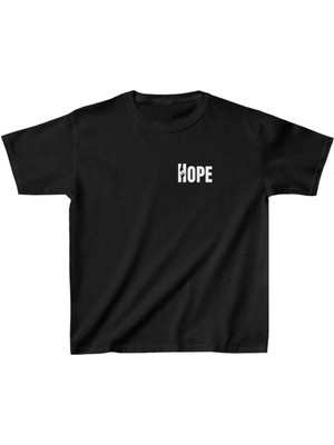 Rawea Fashion Unisex Çocuk Baskılı T-Shirt - Siyah