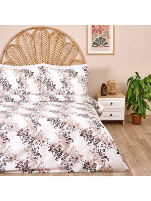 Matmel Soft Gren Çift Kişilik Nevresim Takımı - Beyaz / Gri