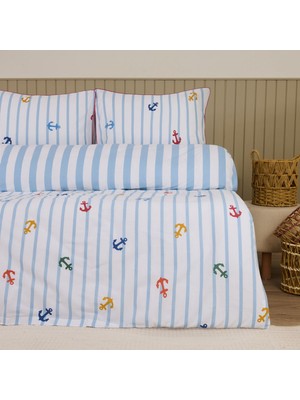 Matmel Soft Marina Çift Kişilik Nevresim Takımı - Beyaz