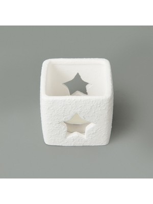 Matmel Deco Love Mumluk - Beyaz - 6x6 cm
