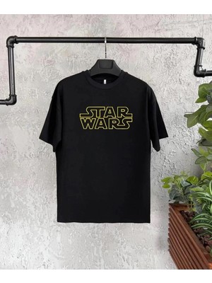 Rawea Fashion Star Wars Baskılı Çocuk T-Shirt - Siyah