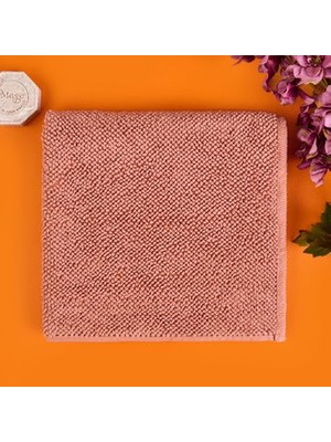 Evidea Soft Carrie Ayak Havlusu - Kahverengi - 60X60 cm