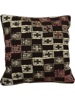 Zehra Abla Halı Yeni El Dokuma Dekoratif Kilim Kırlent Yastık Kılıfı 6559