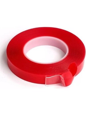 2 Metre Güçlü Yapışkanlı Çift Taraflı Slikon Pratik Şeffaf Bant