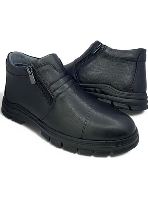 Desimod Hakiki Deri Içi Kürklü Tam Ortopedik Erkek Bot