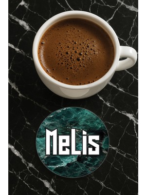 Nurdic Kişiye Özel Isim Yazılı Pleksi Mumluk / Bardak Altlığı Temalı 10X10CM Isimno İSIM53