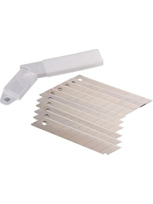 Maket Bıçağı - Falçata Ağzı - Yedeği Kalın 18MM - 10 Adet