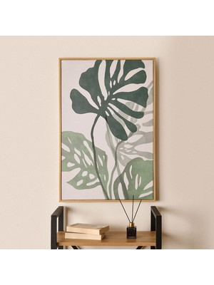 Matmel Deco Green Culture Kanvas Tablo - Beyaz / Yeşil - 90X60 cm