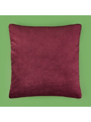 Matmel Soft Shiney Kırlent - Mürdüm - 40X40 cm