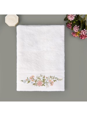 Alise Banyo Havlusu - Ekru - 70X140 cm