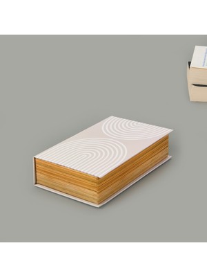 Matmel Deco Bohemian Dekoratif Kutu - Bej - 19,5X12X5 cm