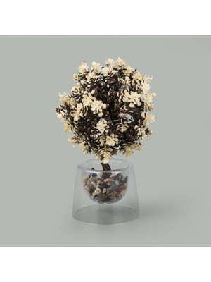 Eva Dekor Dekor Yapay Top Ağaç - Asorti - 20X15 cm