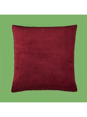Matmel Soft Shiney Kırlent - Bordo - 40X40 cm
