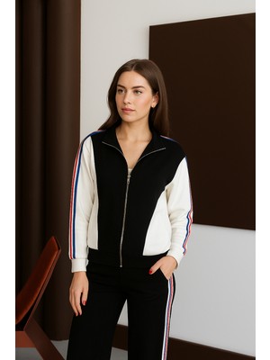 Lubiti Modal Kumaş Şerit Detaylı Eşofman Takımı