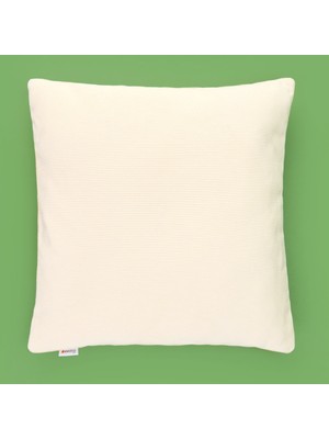 Matmel Soft Penny Kırlent - Krem - 43X43 cm