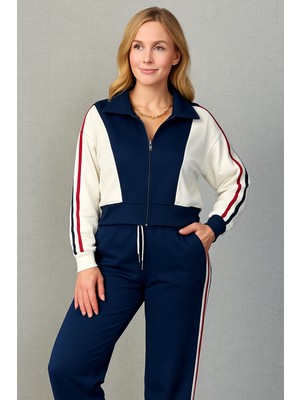 Lubiti Modal Kumaş Şerit Detaylı Eşofman Takımı