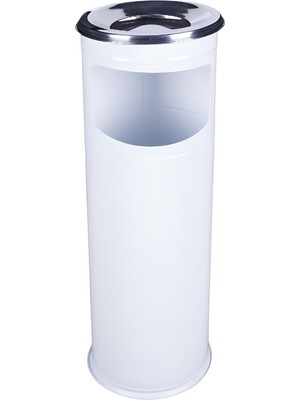 Zethome Paslanmaz Kolon Küllük Dış Mekan Sigaralık Ayaklı Küllük Çöp Kovası Kutusu