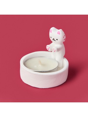 Matmel Deco Cat Mumluk - Beyaz - 5 cm