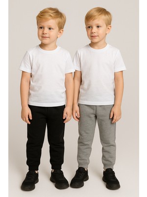 2 Li Set Rahat Giyim Cocuk Eşofman Altı