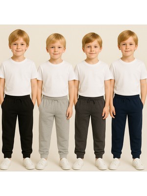 4 Li Jogger Eşofman Altı Cocuk