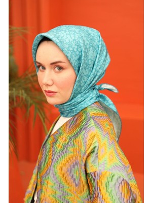 Silk Home Tivil Ipek Eşarp 11435-41 Turkuaz,mavi