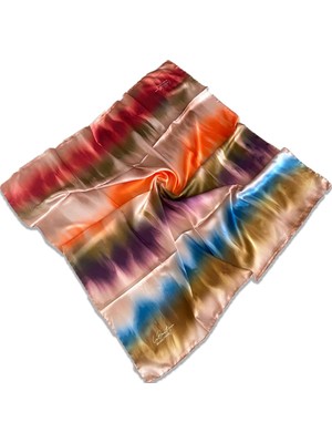 Az Hatalı Polyester La Boutique Pudra Karma Desen Eşarp 1852 - 01  34536