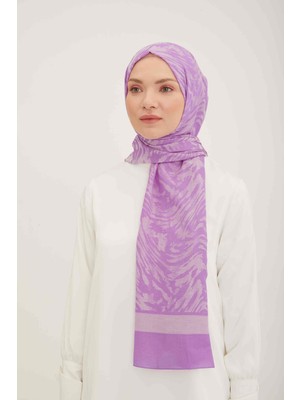 Armine Trend Mor Dalga Desenli Akasya Şal 2 - 22027