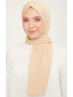 Armine Trend J.capri Şal 4 - 322  -  Kalpli Krem