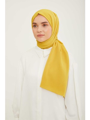 Armine Trend Sarı Kırınkıl Şal - 10