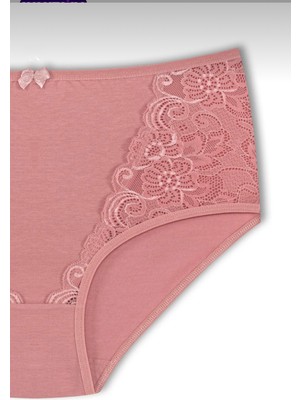 Kadın Büyük,battal Beden Külot Pamuklu Dantel Detaylı Iç Çamaşırı