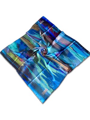 Az Hatalı Polyester La Boutique Siyah Karma Desen Eşarp 1803 - 06  34522