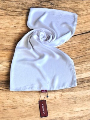 Kroren Jan Jan Kırık Beyaz Düz Renk Şal 7301-259