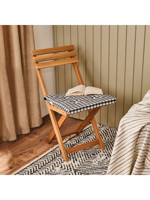 Matmel Soft Guarda Sandalye Minderi - Siyah - 38X38 cm