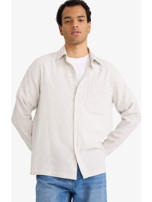 DeFacto Regular Fit Flanel Uzun Kollu Gömlek G5922AX25WN