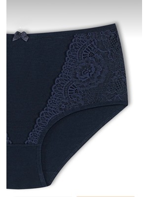 Kadın Büyük,battal Beden Külot Pamuklu Dantel Detaylı Iç Çamaşırı
