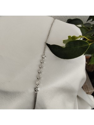 Generic 925 Ayar Gümüş Zirkon Taşlı ve Otantik Detay Şahmeran Kadın Bileklik- Şık Tasarım (Yıldız Model)