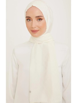 Armine Trend Ruby Şal 4 - 100 Beyaz